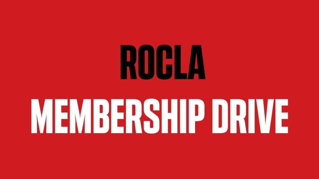 ROCLA Membership Drive