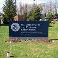 Buffalo Federal Detention Facility sign
