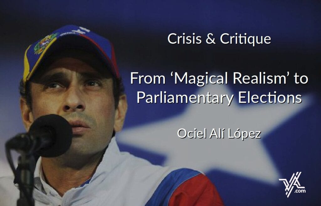VA columnist Ociel López looks ahead to December's parliamentay elections.