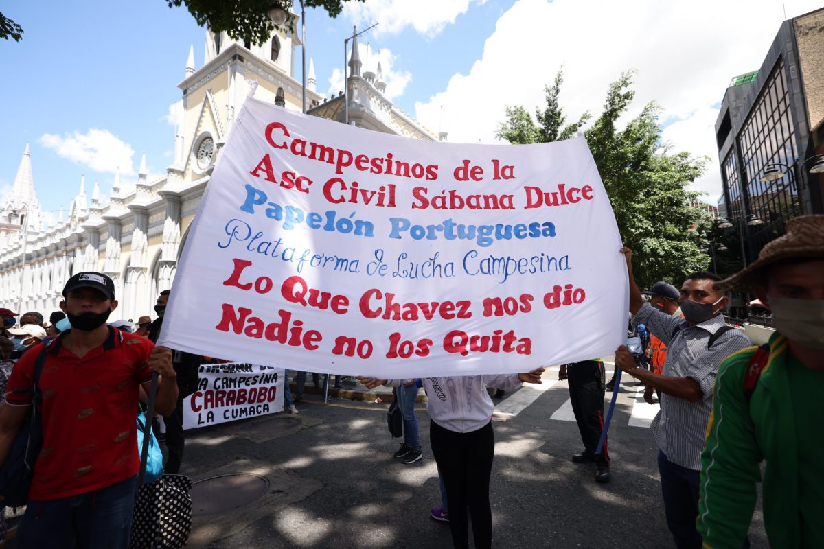 Rural workers have denounced ongoing efforts by the country’s business sector to reform Hugo Chávez’s Land Law