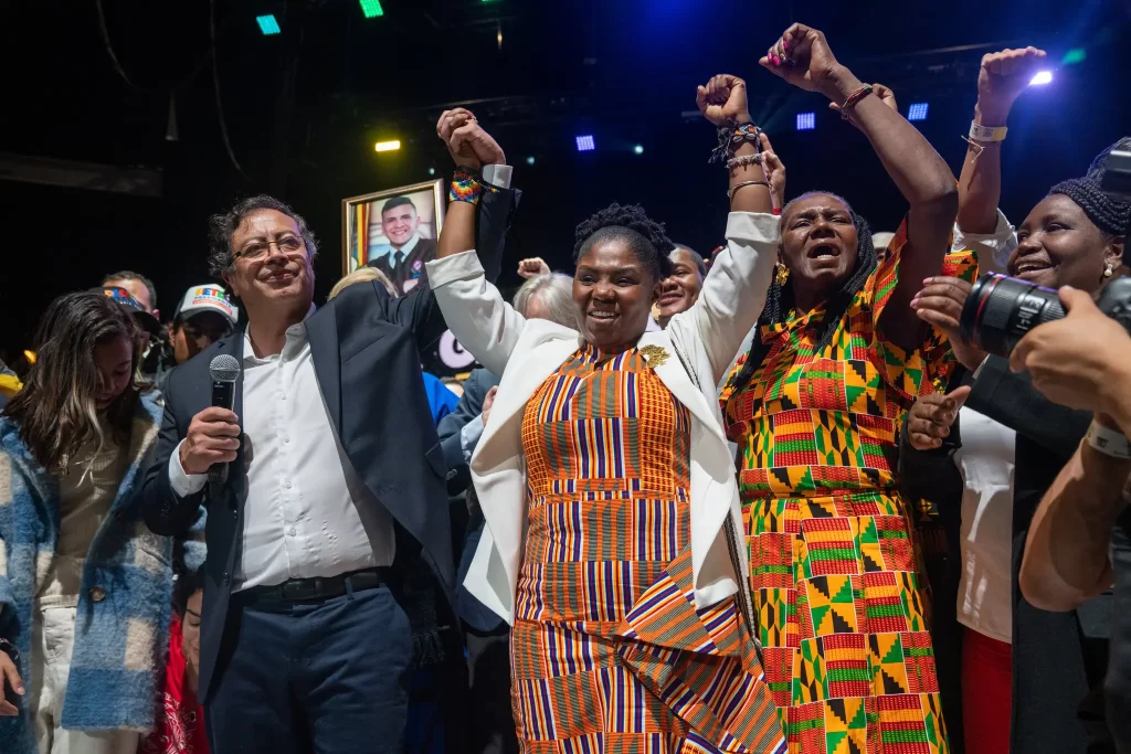 Gustavo Petro and Francia Márquez 